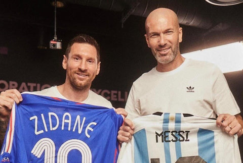 Una conversación entre Lionel Messi y Zinedine Zidane