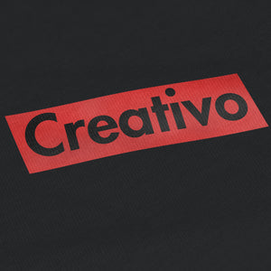 Creativo negra camiseta