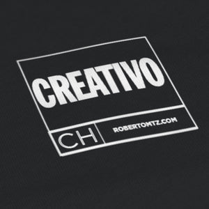 Creativo negra camiseta